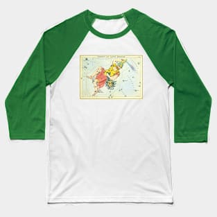 Constellations of Perseus and Caput Medusae from Urania's Mirror Baseball T-Shirt